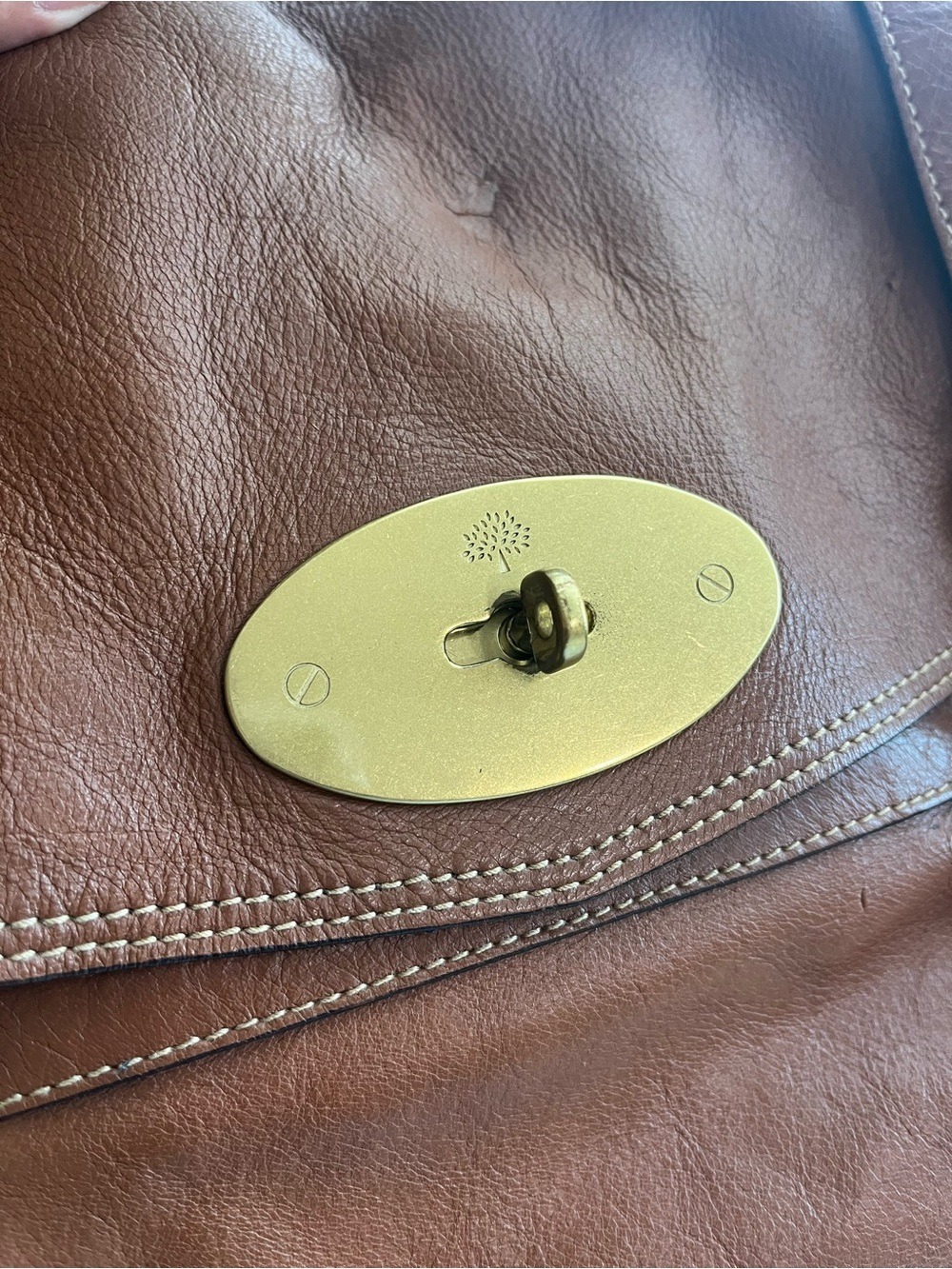 MULBERRY IN SOFT BUFFALO OAK LEATHER ALEXA - Picture 5 of 16